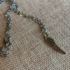 Wing Necklace 18” New